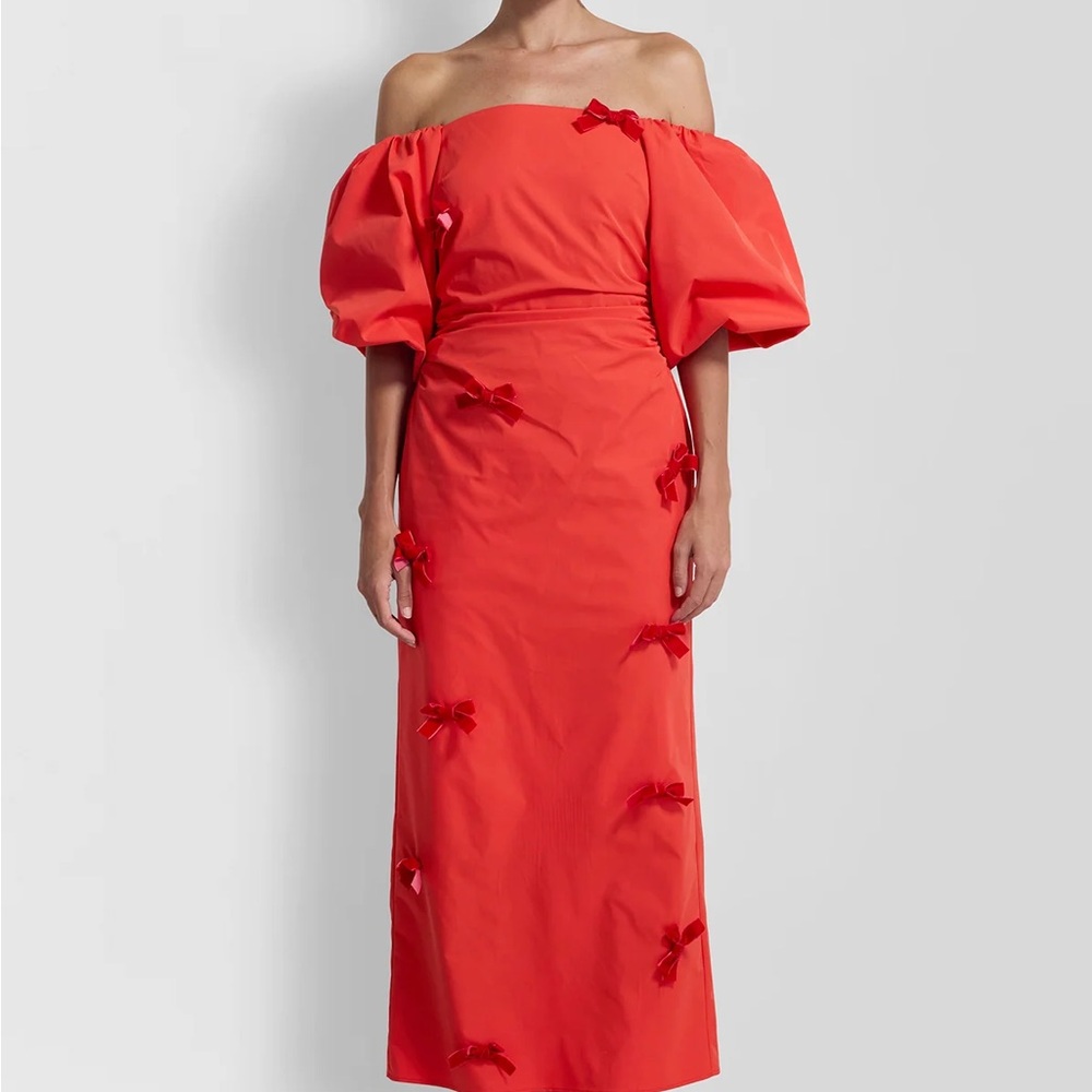 Amar Midi Dress with Bows NWT - XL